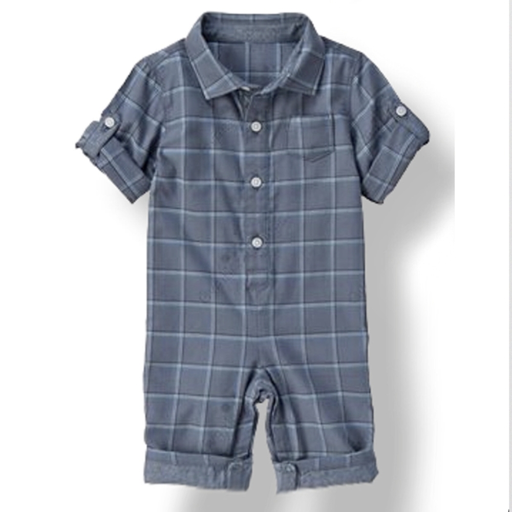 Gymboree Baby Boy Plaid One piece, romper